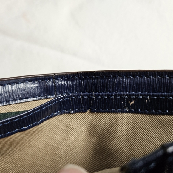 LAUREN RALPH LAUREN NAVY CARD CASE WALLET FOR WOMEN - Picture 7 of 11